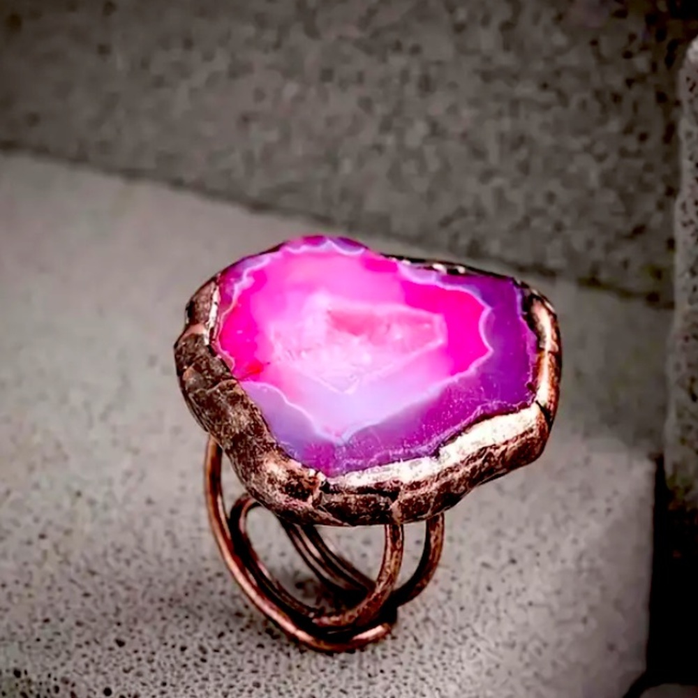 AGATE RING | PINK